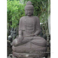 Outdoor decorative large meditating buddha stone statues for sale